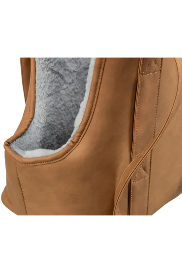 TRIXIE EVELYN TORBA DLA PSA, BRĄZOWA/SZARA, 40×30×20CM