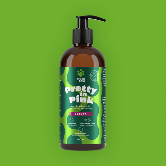 GREEN PAW PRETTY IN PINK 300ML - OLEJ Z ŁOSOSIA NORWESKIEGO
