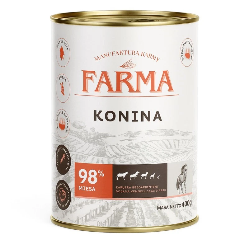 FARMA MOKRA KARMA DLA PSA SELECT KONINA 400G