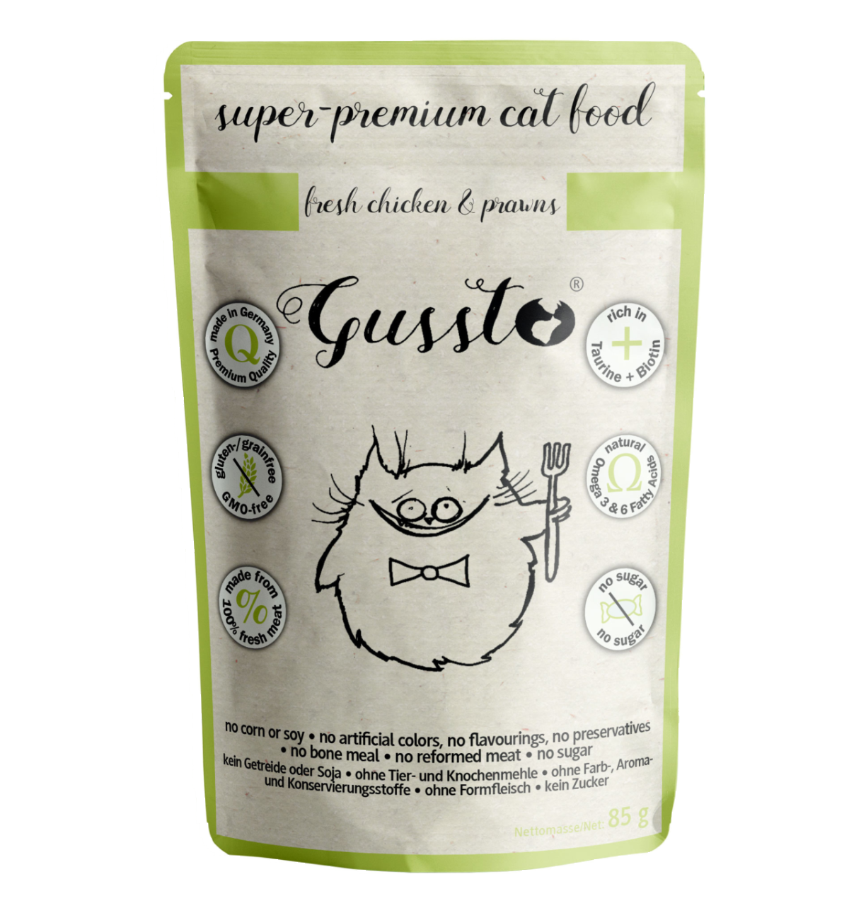 GUSSTO MOKRA KARMA KOT FRESH CHICKEN AND PRAWNS 85G