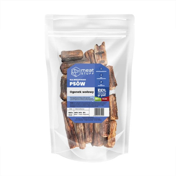 MEATSTUFF GRYZAK DLA PSA OGONEK WOŁOWY 250 G