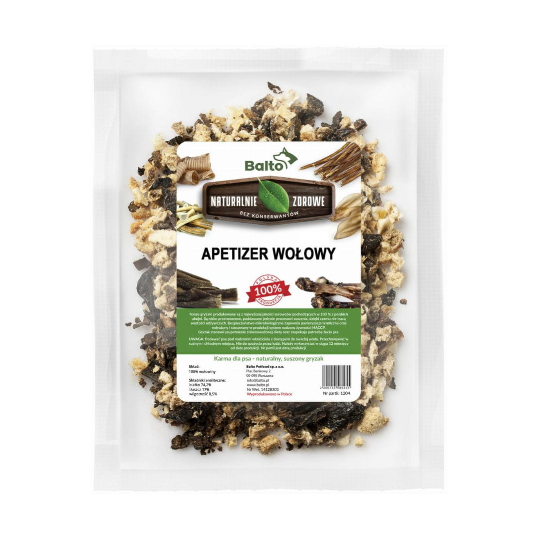 BALTO PRZYSMAKI DLA PSA APETIZER WOŁOWY 100G