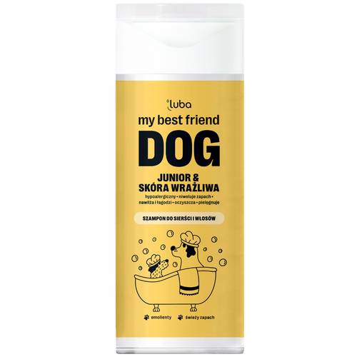 LUBA MY BEST FRIEND DOG SZAMPON DLA JUNIORÓW I SKÓRY WRAŻLIWEJ 200ML
