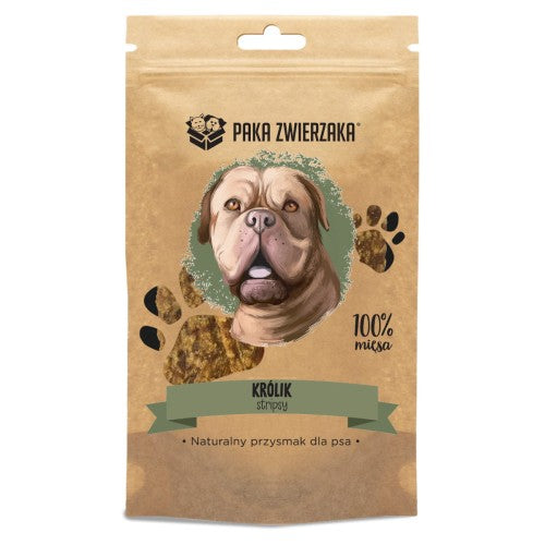 PAKA ZWIERZAKA PRZYSMAKI DLA PSA STRIPSY Z KRÓLIKA 70G
