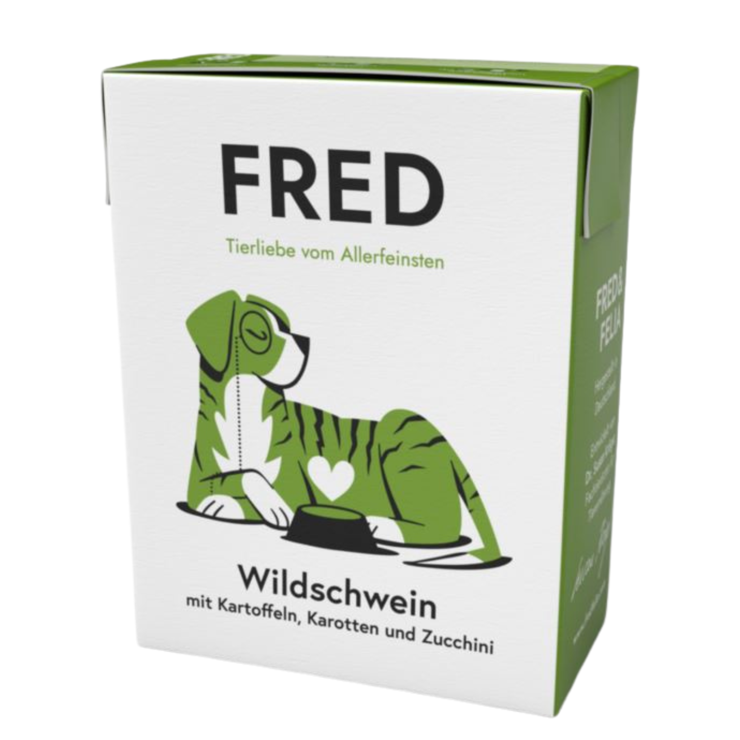 FRED MOKRA KARMA DLA PSA DZICZYZNA Z ZIEMNIAKAMI, MARCHEWKĄ I CUKINIĄ 390G