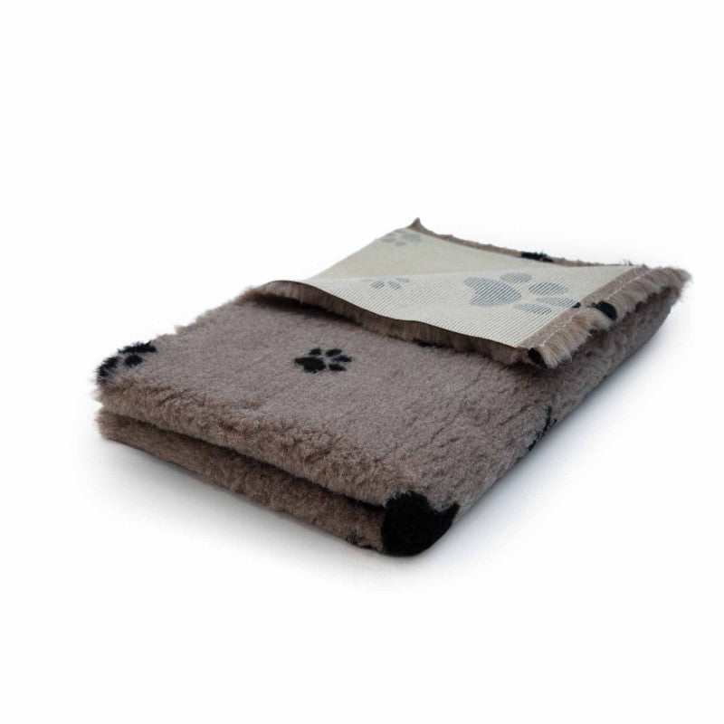 BUBA DRY BED 150X100CM BEŻ CZARNE ŁAPKI