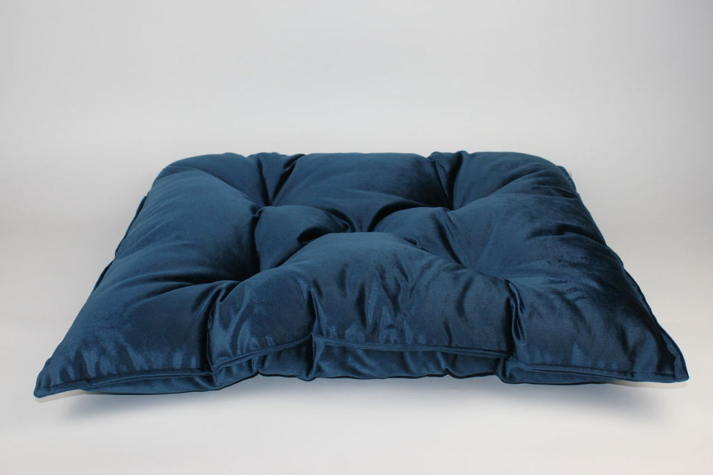 FABVELVET LEGOWISKO DLA PSA, WYMIARY 80/60 CM, VELVET TAPICERSKI - GRANATOWY