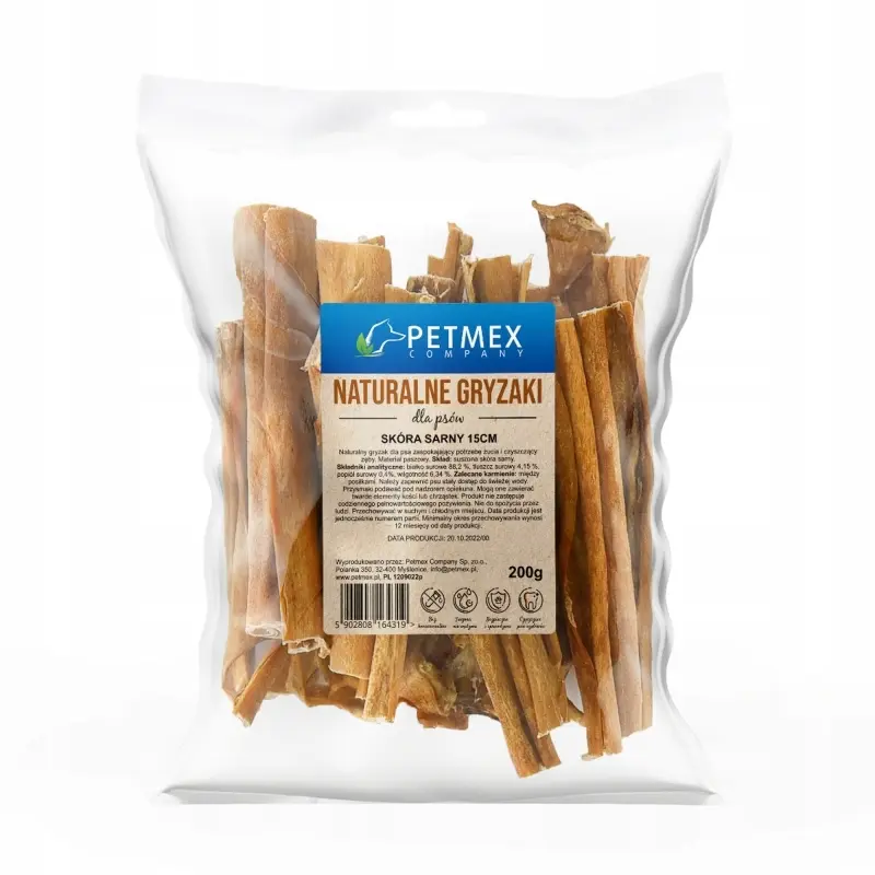 PETMEX SKÓRA SARNY 15CM 200G