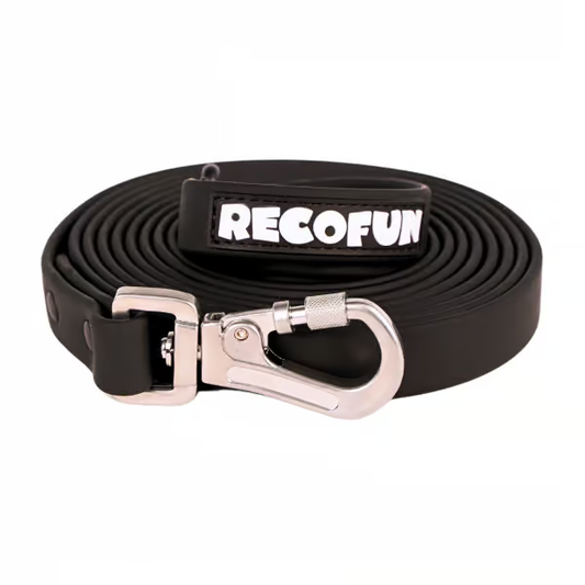 RECOFUN SMYCZ TRENINGOWA Z PVC 5 M CZARNA