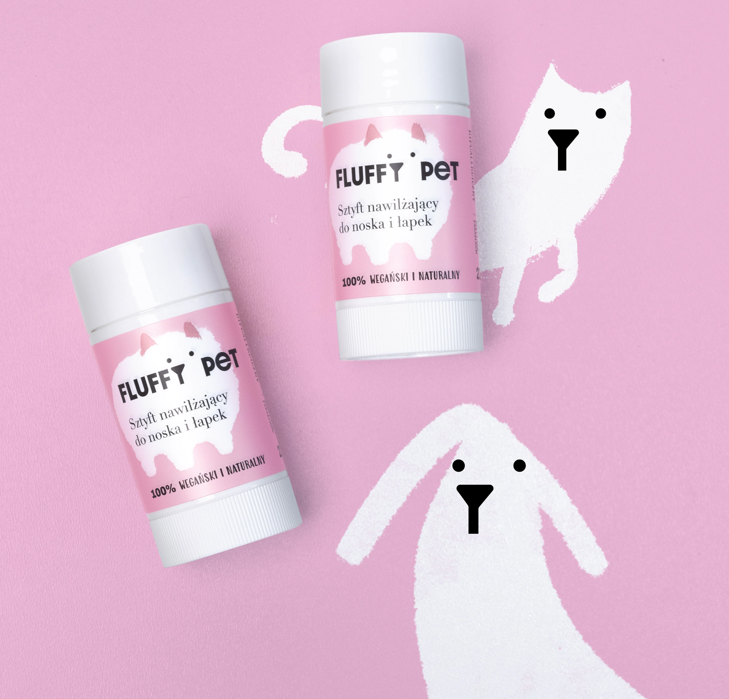 FLUFFY PET SZTYFT NAWILŻAJĄCY DO NOSKA I ŁAPEK DLA PSA 23ML