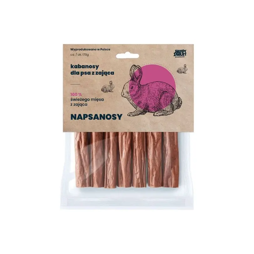 TRZYPSY NAPSANOSY Z ZAJĄCA 7SZT