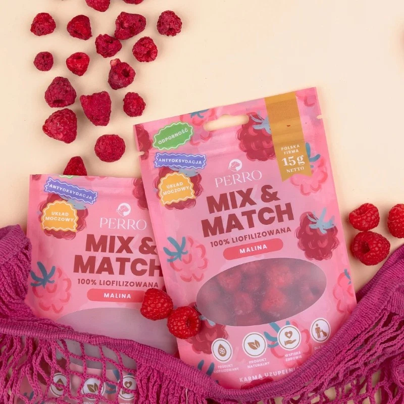 PERRO MIX & MATCH PRZYSMAKI DLA PSA MALINA 15G