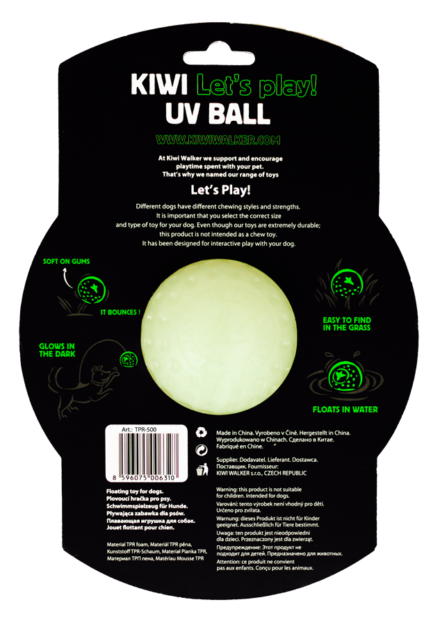 KIWI WALKER LET'S PLAY GLOW BALL MAXI