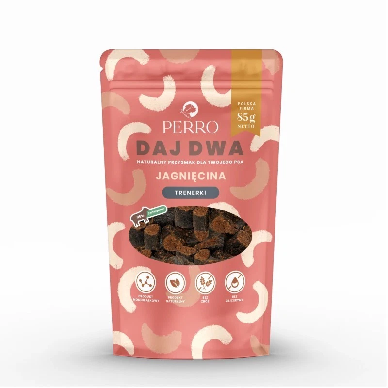 PERRO DAJ DWA PRZYSMAKI DLA PSA JAGNIĘCINA 85G