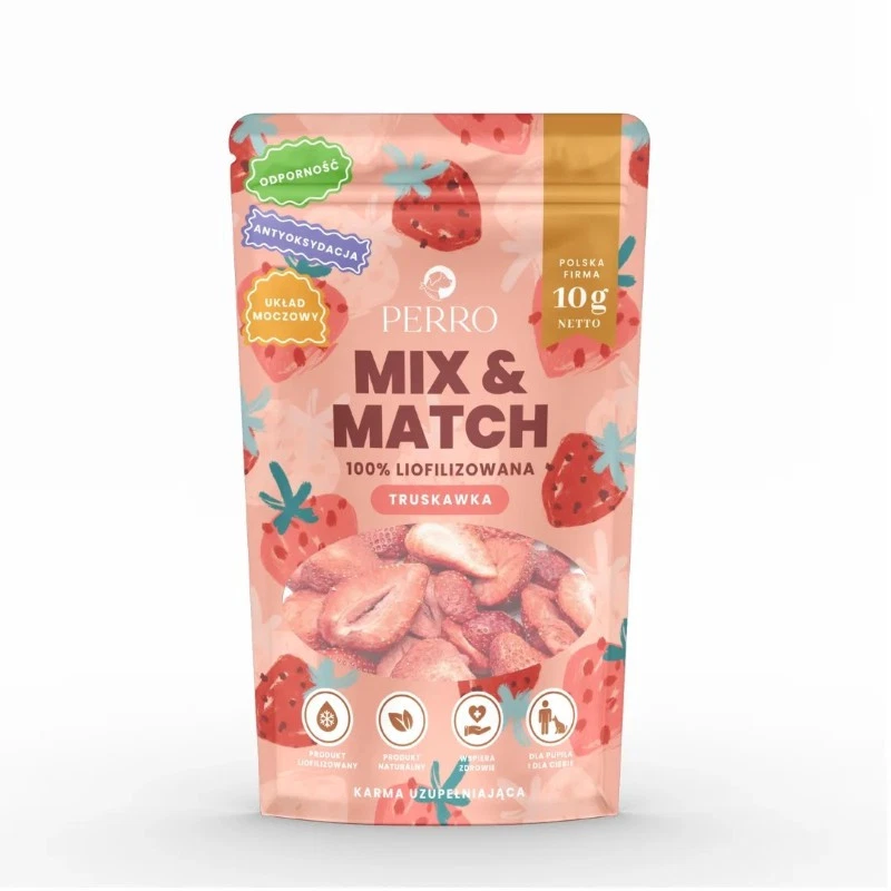 PERRO MIX & MATCH PRZYSMAKI DLA PSA TRUSKAWKA 10G