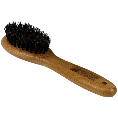 BAMBOO GROOM OWALNA SZCZOTKA Z WŁOSIA DZIKA L