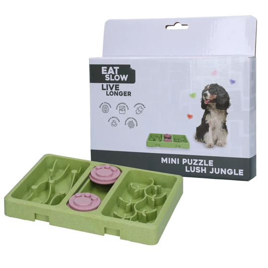 EAT SLOW LIVE LONGER MINI PUZZLE LUSH JUNGLE