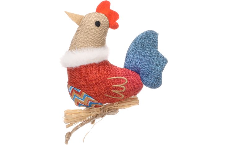 FLAMINGO TOY ROBLA CHICKEN MULTICOLOURED 10.5X4,5X13CM