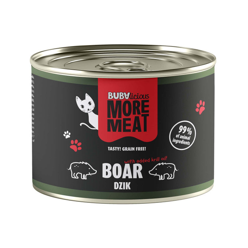BUBALICIOUS MOKRA KARMA DLA KOTA 185G DZIK