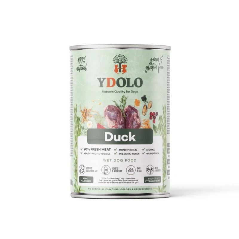 YDOLO MOKRA KARMA DLA PSA DUCK 400G