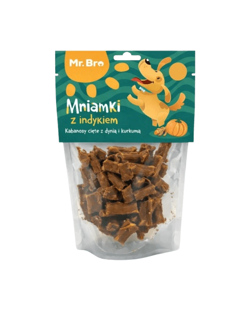 MR BRO MNIAMKI Z INDYKIEM, DYNIĄ I KURKUMĄ 80G