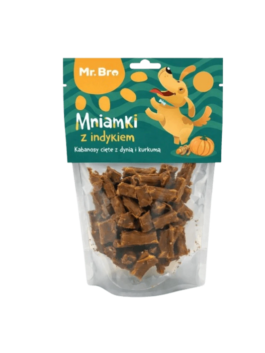 MR BRO MNIAMKI Z INDYKIEM, DYNIĄ I KURKUMĄ 80G