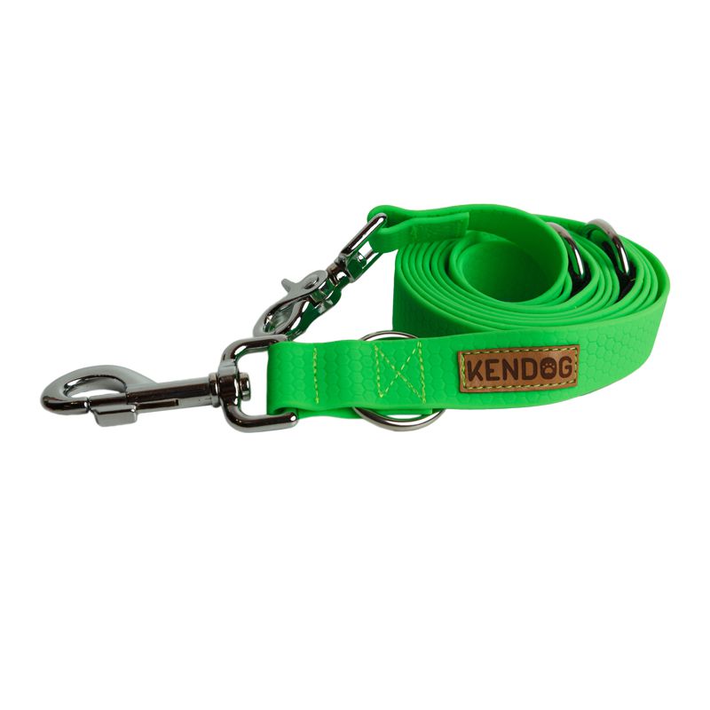 KENDOG SMYCZ PRZEPINANA PVC GREEN 200CM