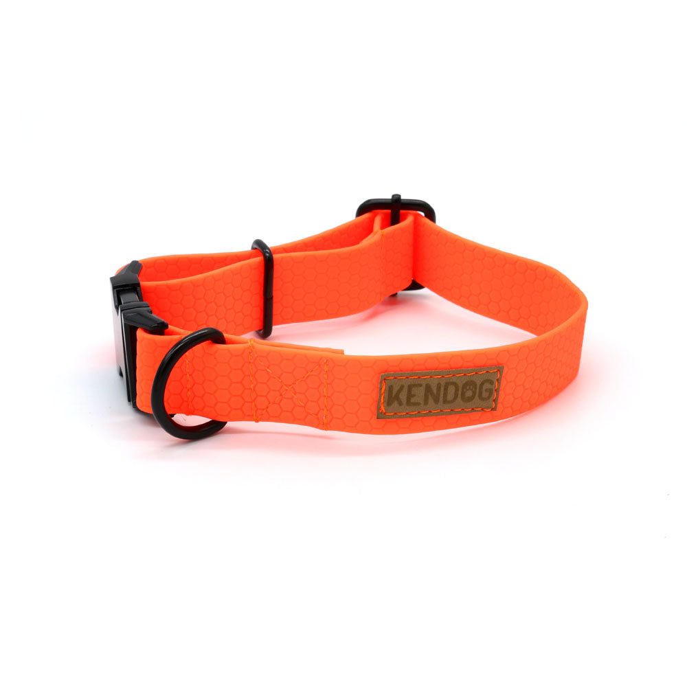 KENDOG OBROŻA DLA PSA PVC/TPU ORANGE NEON M