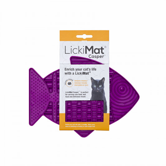 LICKIMAT CLASSIC CASPER CAT FIOLETOWA