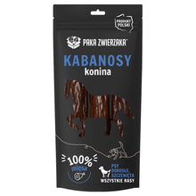 PAKA ZWIERZAKA PRZYSMAKI DLA PSA KABANOSY Z KONINY 3SZT
