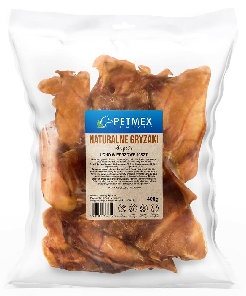 PETMEX UCHO WIEPRZOWE PREMIUM 10 SZT
