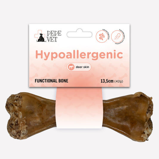 PAKA ZWIERZAKA PEPE VET KOŚĆ HYPOALLERGENIC 13,5CM
