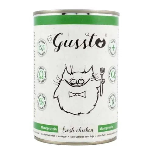 GUSSTO MOKRA KARMA DLA KOTA KURCZAK 400G