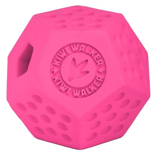 KIWI WALKER SMACZNA BRYŁA DODECABALL MAXI ZABAWKA DLA PSA RÓŻOWA