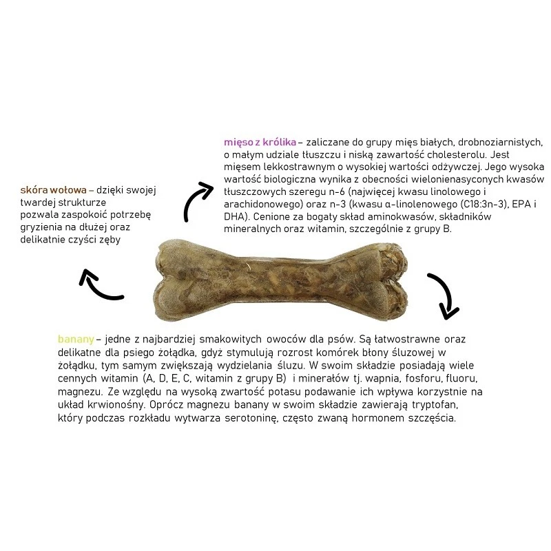 SYTA MICHA GRYZAK DLA PSA KOŚĆ DLA WYBREDNYCH MAXI 22CM