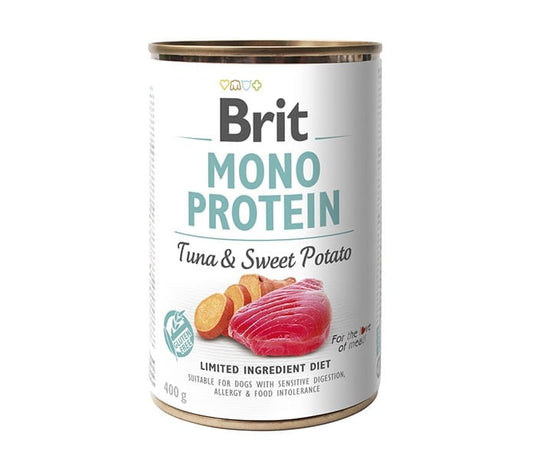BRIT MONO MOKRA KARMA DLA PSA TUNA & SWEET POTATO 400G