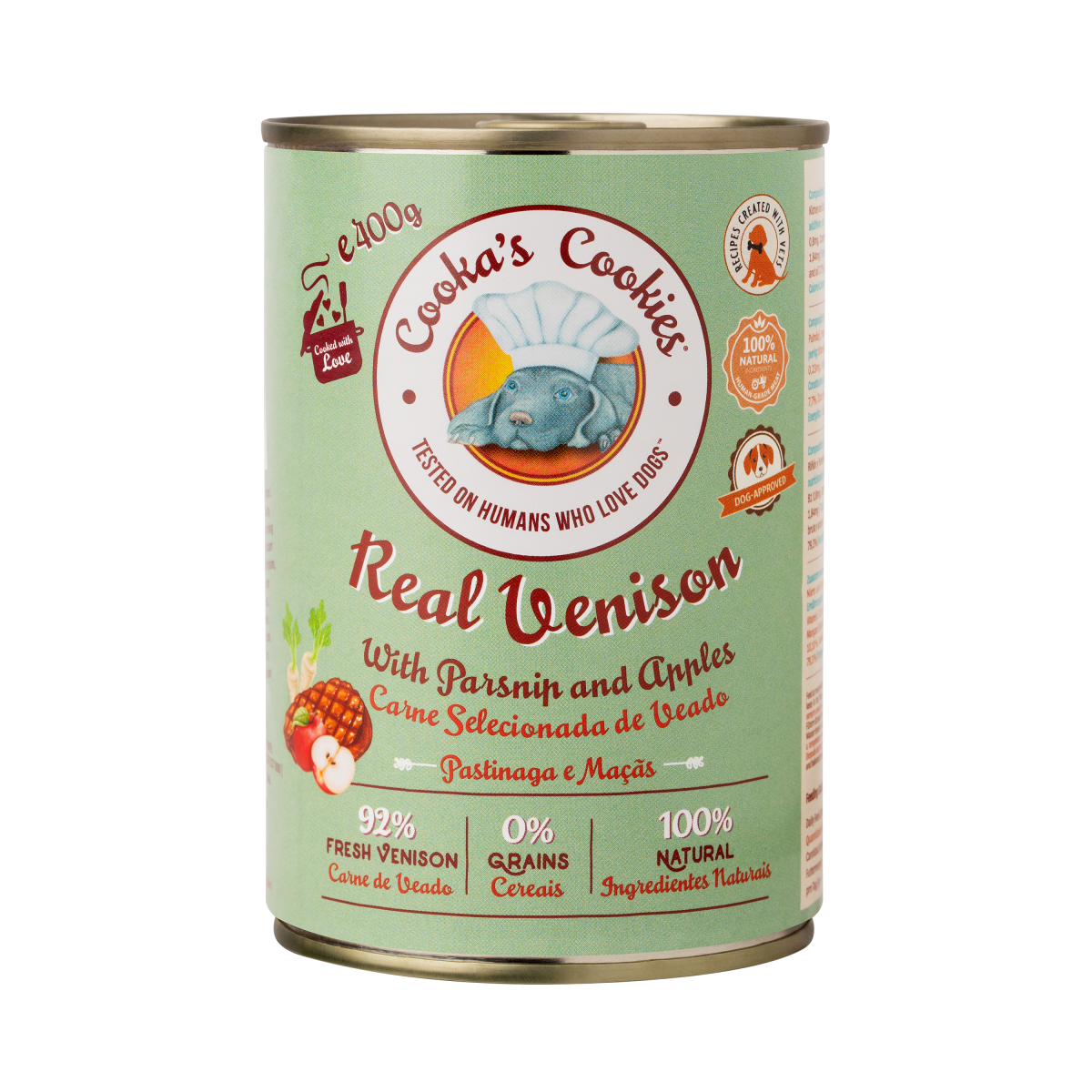 COOKAS COOKIES MOKRA KARMA DLA PSA REAL VENISON 400G