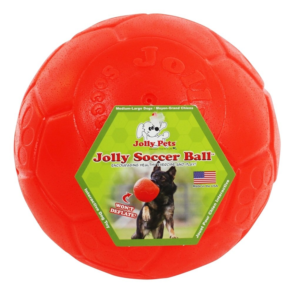 JOLLY SOCCER BALL 20CM ROOD