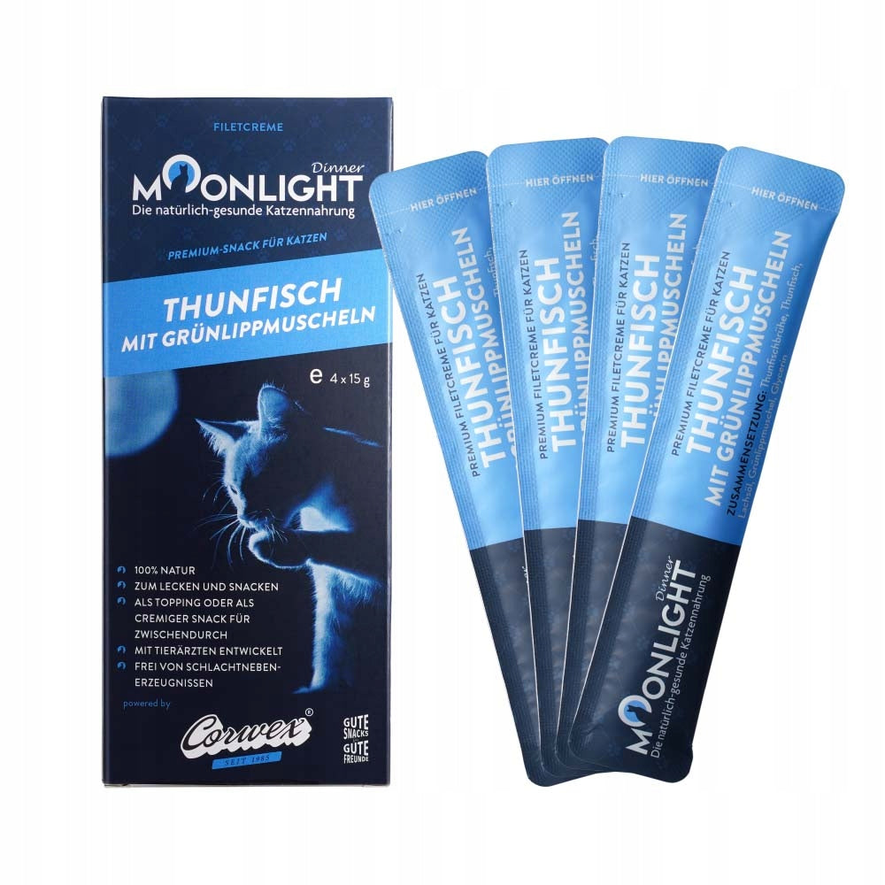 MOONLIGHT CREME PK KREMOWY MUS TUŃCZYK,OMUŁEK 1 OP (4X15G)