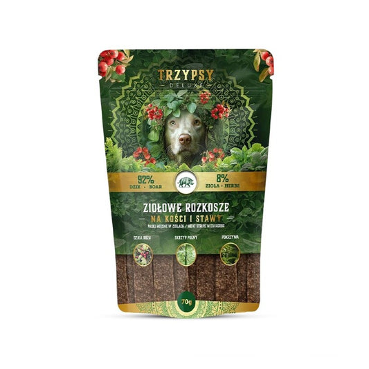 TRZYPSY ZIOŁOWE ROZKOSZE PASKI Z DZIKA 70G