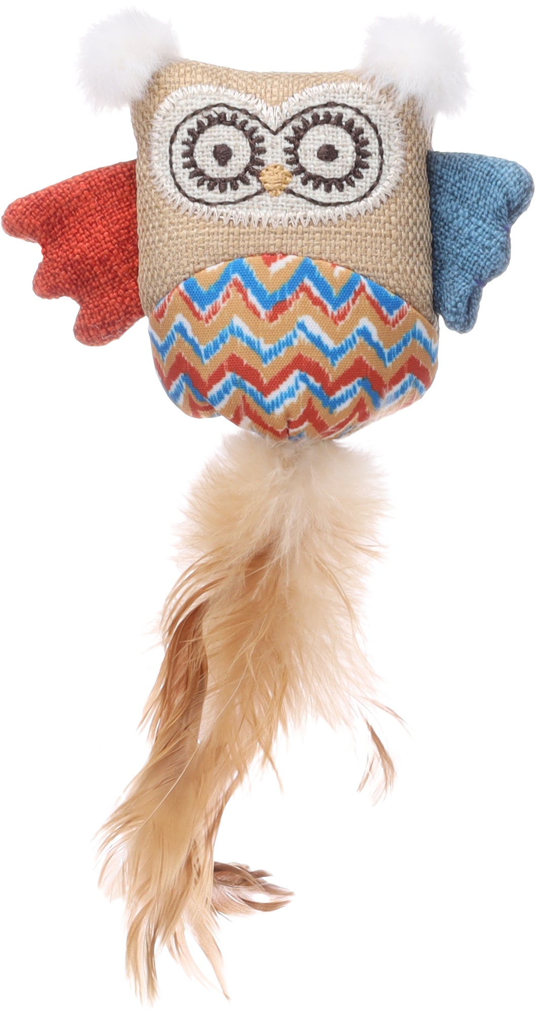 FLAMINGO TOY ROBLA OWL MULTICOLOURED 11X3,7X21CM