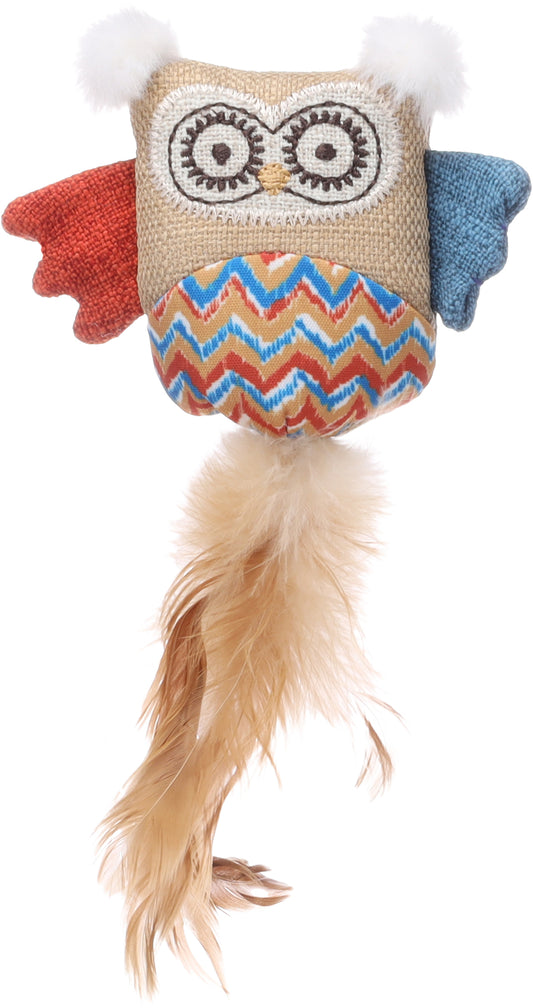 FLAMINGO TOY ROBLA OWL MULTICOLOURED 11X3,7X21CM