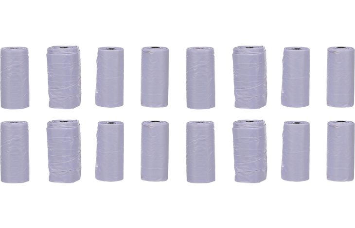 FLAMINGO POOP BAG BASIC PASTEL PURPLE 16X15PCS