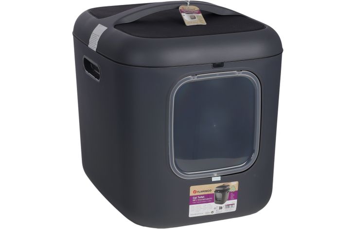FLAMINGO CAT TOILET ROMY ANTHRACITE 61,5X 50X57,5CM