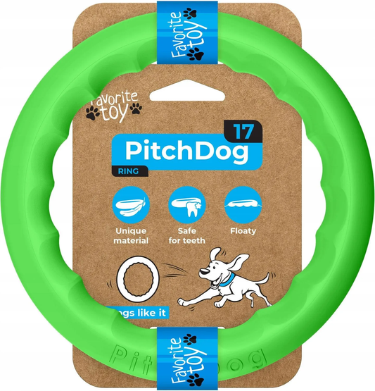 PITCHDOG PIERŚCIEŃ 17CM JASNOZIELONY