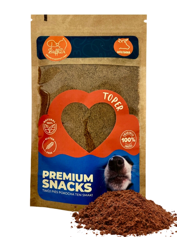 BAFFIDI TOPER DLA PSA SUSZONE MIĘSO WOŁOWINA 100G
