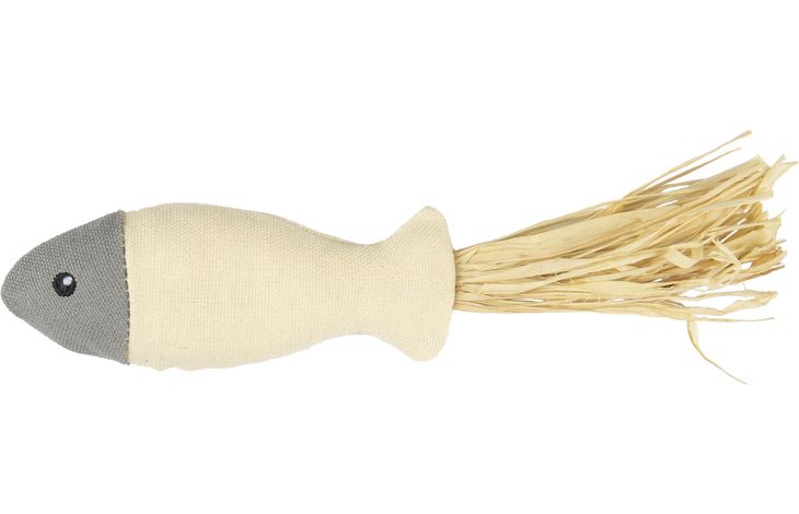 FLAMINGO CT NATURAL FUN FISH GREY/BEIGE 20CM