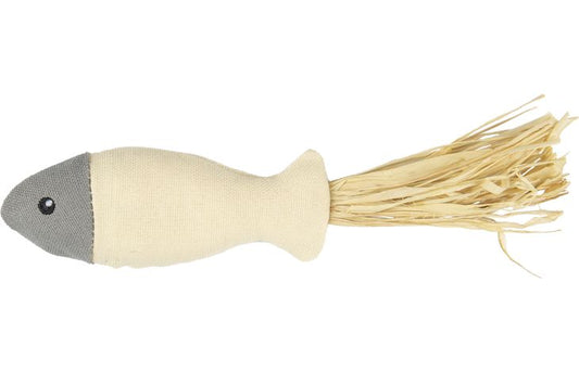 FLAMINGO CT NATURAL FUN FISH GREY/BEIGE 20CM