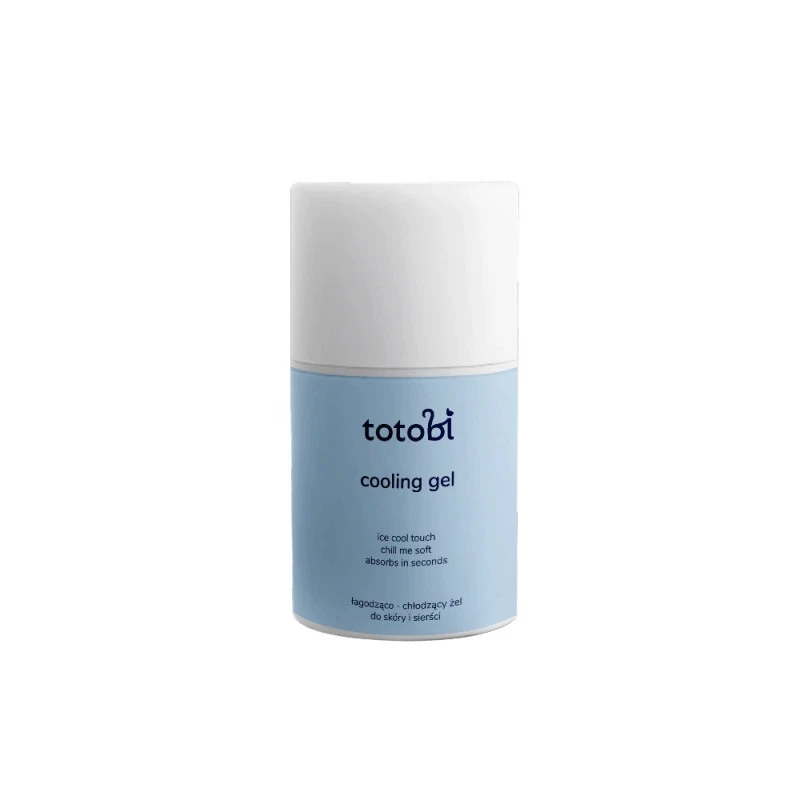 TOTOBI COOLING GEL ŁAGODZĄCO - CHŁODZĄCY ŻEL DO SKÓRY I SIERŚCI PSA 50 ML