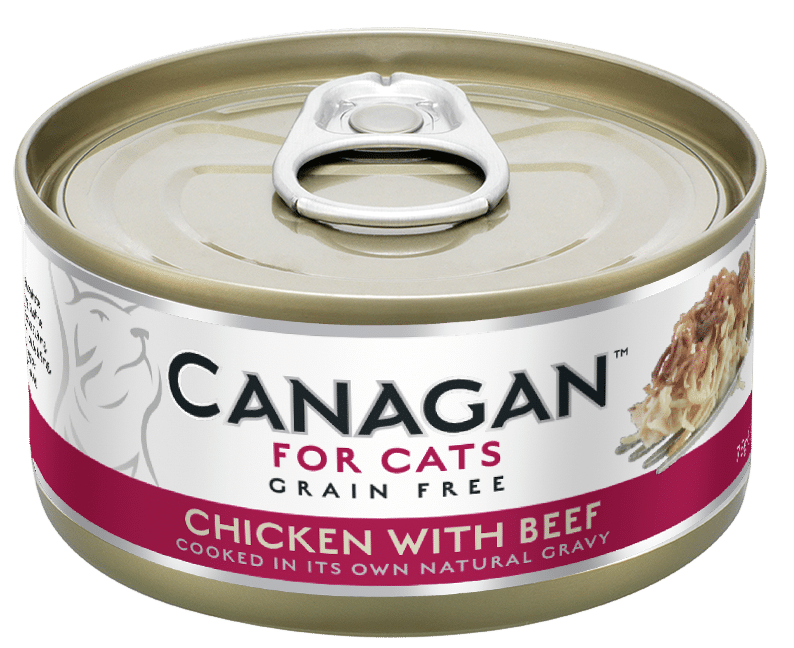 CANAGAN CAT CAN MOKRA KARMA KOT CHICKEN WITH BEEF 75G